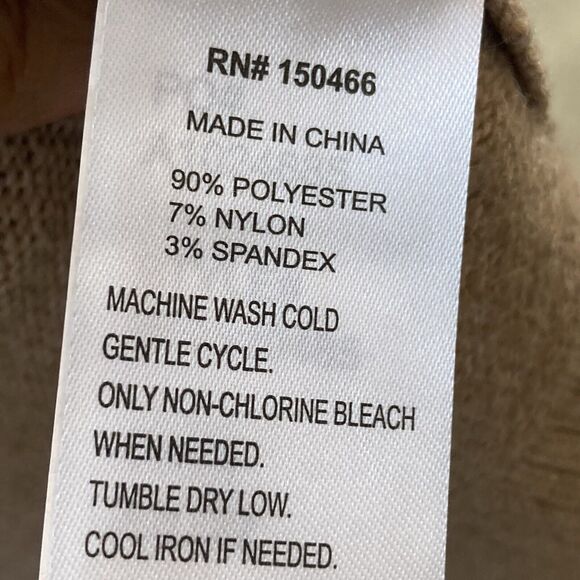 Market Spruce Sweater Womens Medium Stipe Colorblock Open‎ Front Pockets - Picture 6 of 8